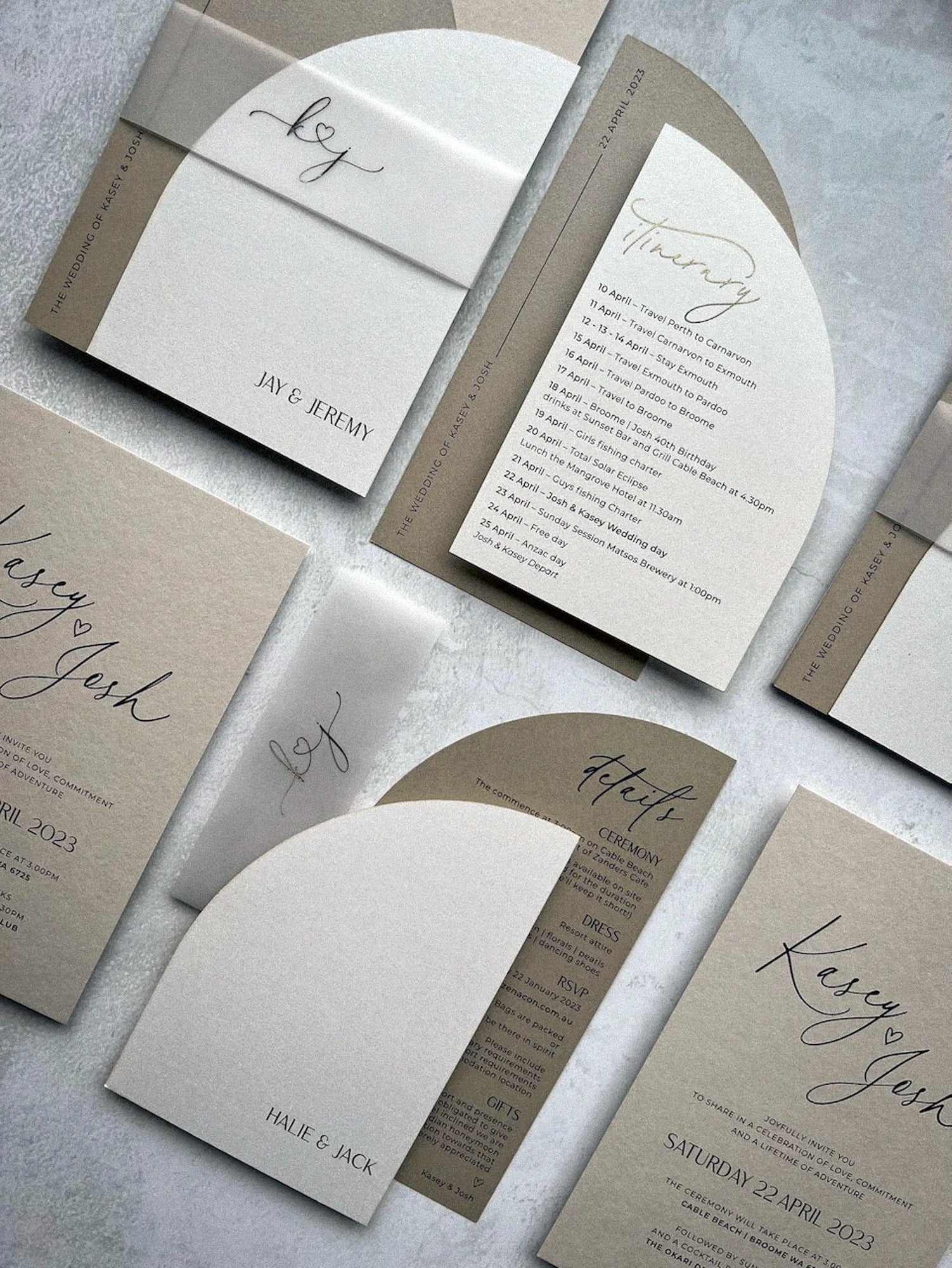 Felicitations Wedding Invitation Stationery Perth Australia Portofino
