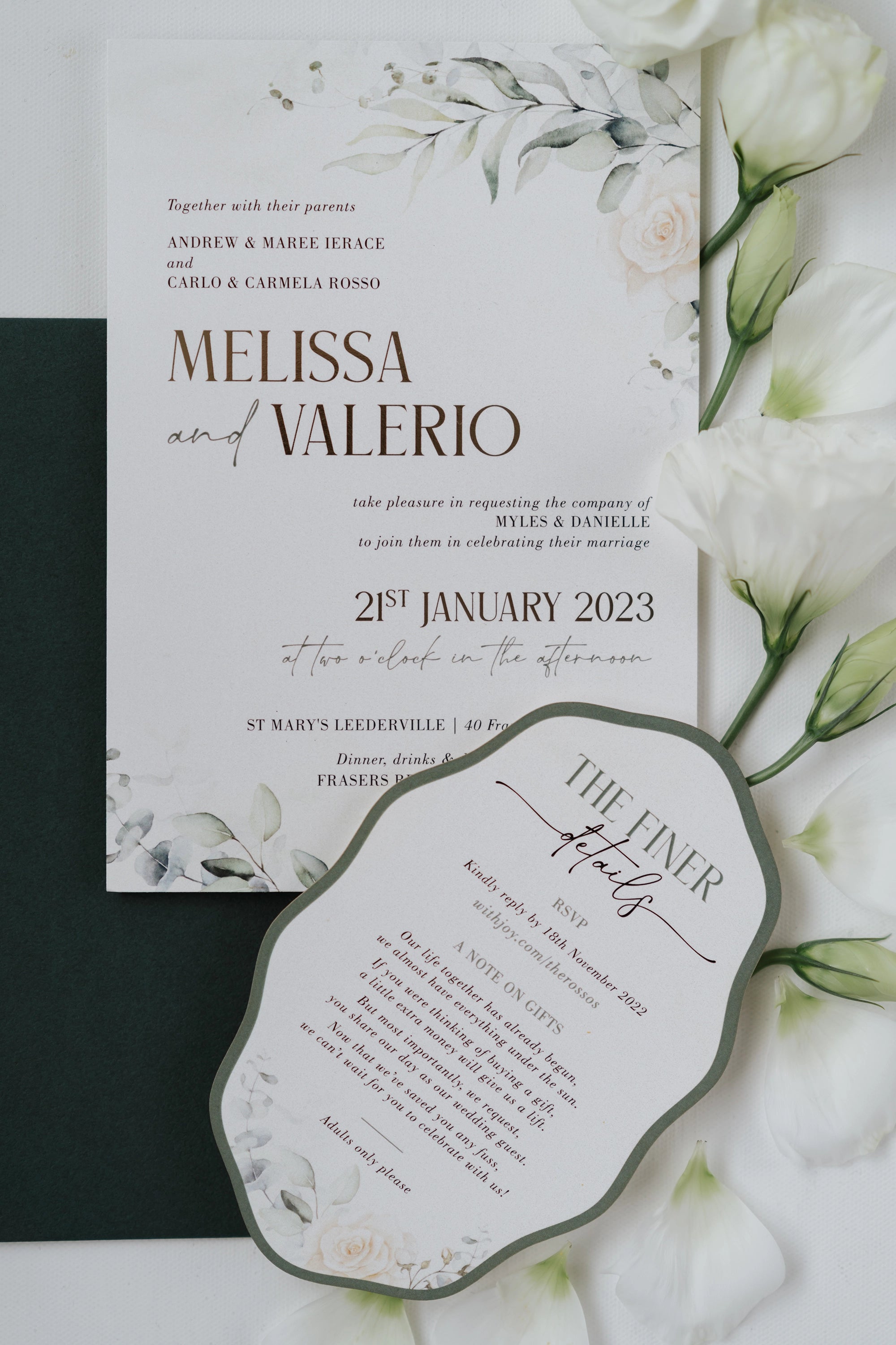 Felicitations Wedding Invitation Stationery Perth Australia Sintra