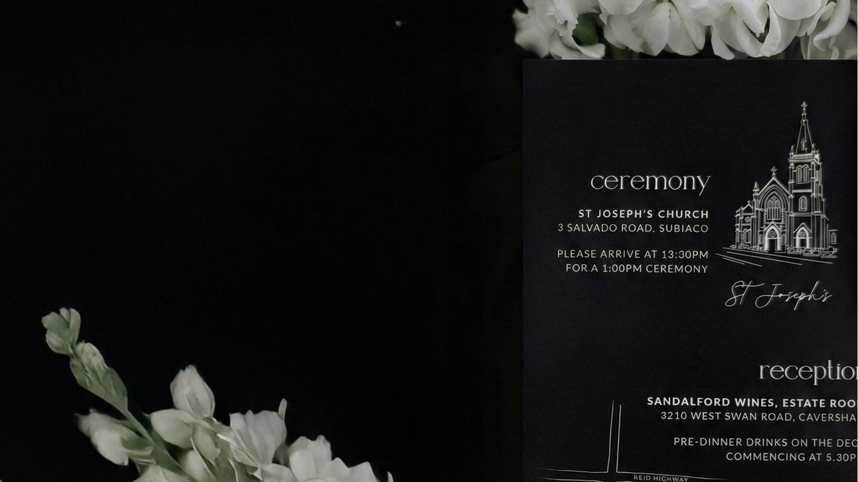 Felicitations Wedding Invitation Stationery Perth Australia Stockholm