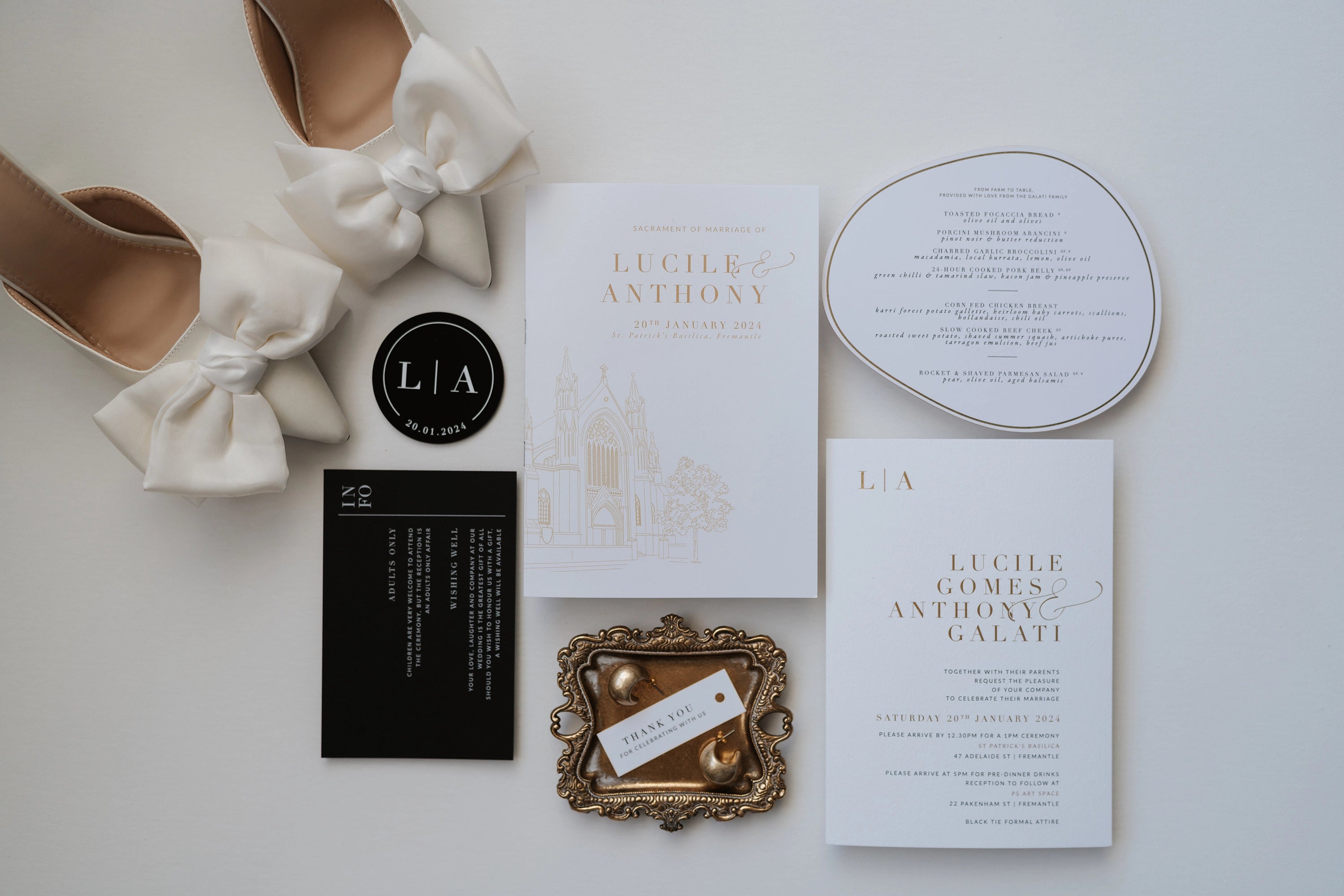 Felicitations Wedding Invitation Stationery Perth Australia Zurich 0690 R