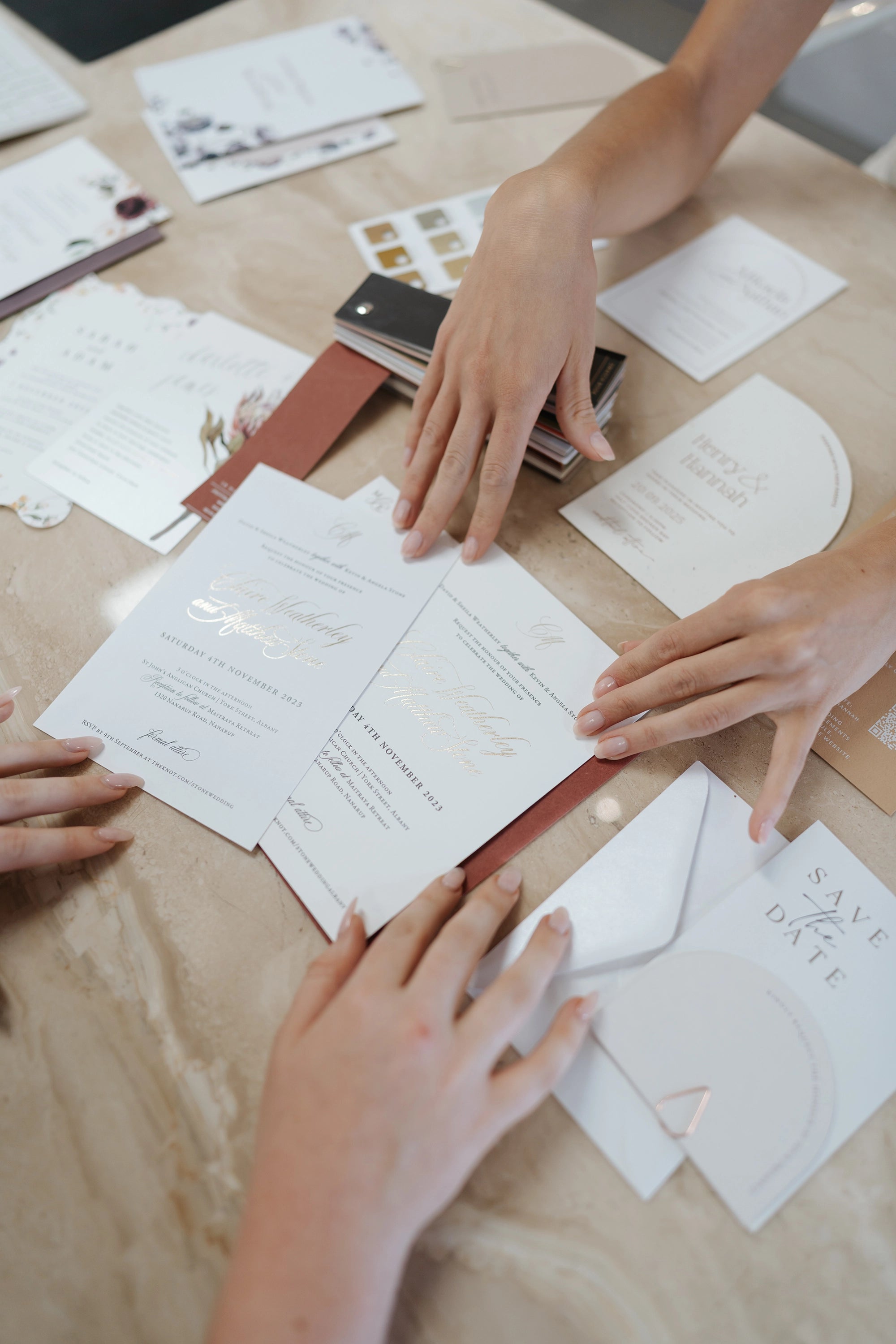 Felicitations Wedding Invitation Design Print Studio Perth Australia