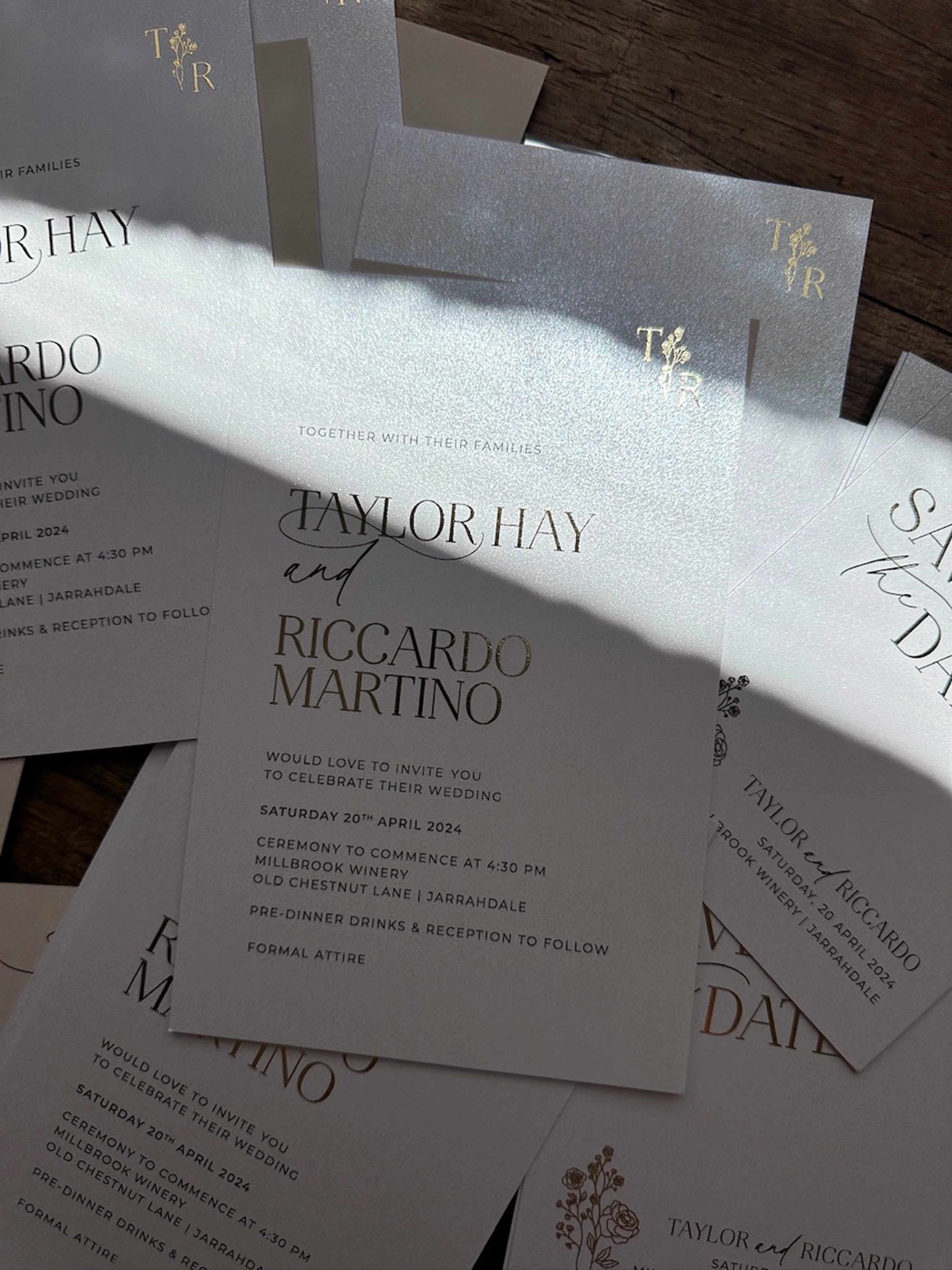 Felicitations Wedding Invitation Stationery Perth Australia Paris