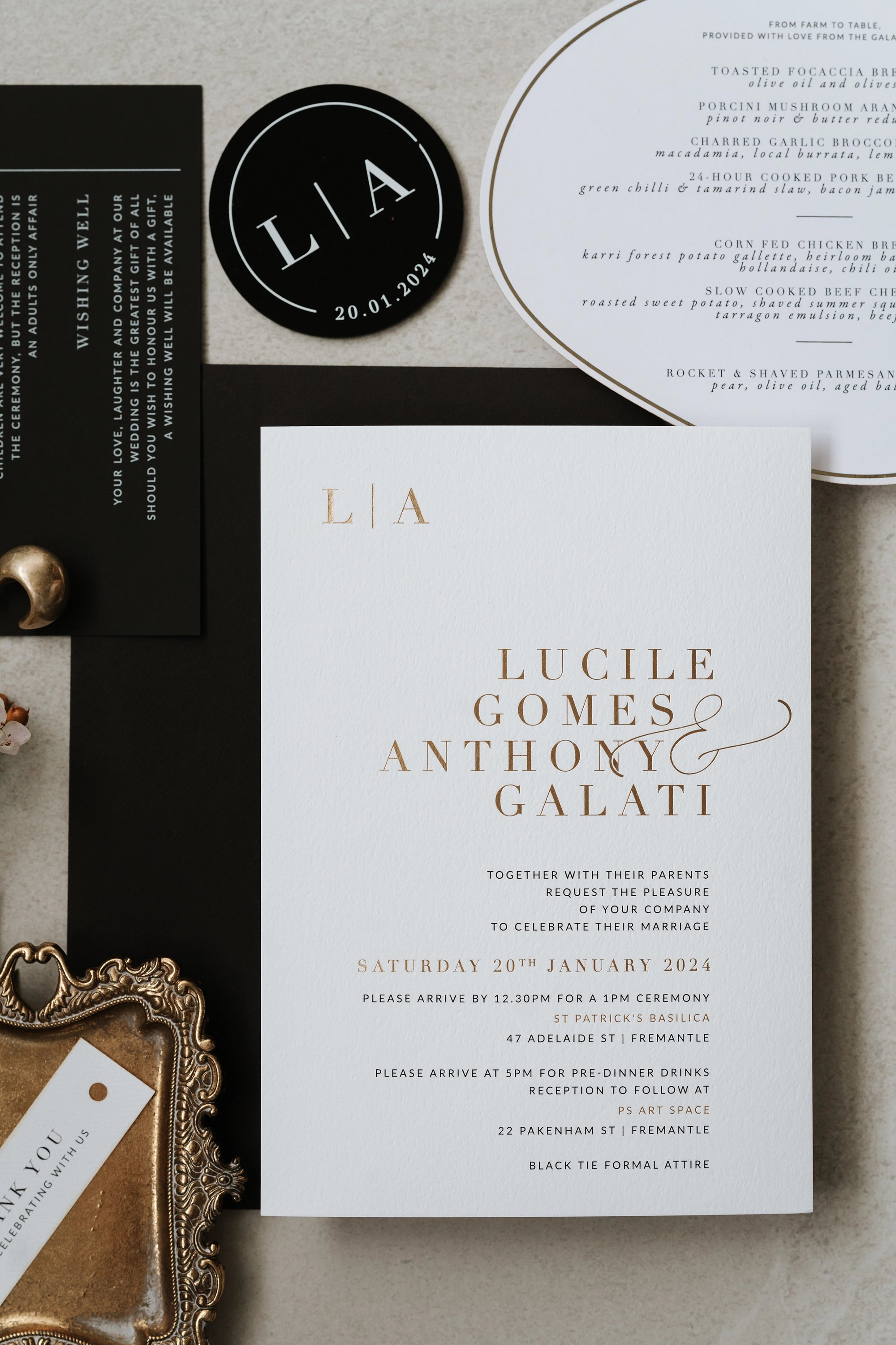 Felicitations Wedding Invitation Stationery Perth Australia Zurich